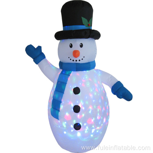 Holiday Inflatable Project Swirling lighting Snowman